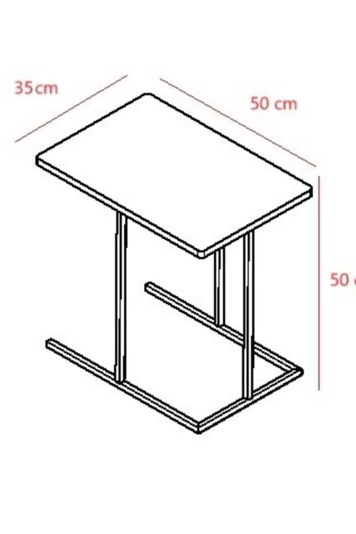 Sidebord, sort / sort